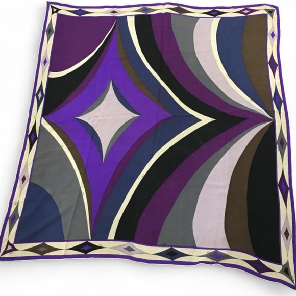 Emilio Pucci Accessories - EMILIO PUCCI 100% Silk Scarf 38" x 34"